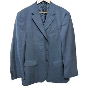 Fumagalli's Mens Gray Suit Lightweight Wool Super 110s 42R 36x29 Italy EUC